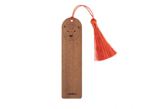 Drewniana zakładka do książki Cute Bear Bookmark