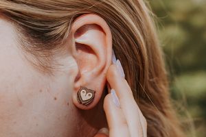 Drewniane kolczyki Wise Owl Earrings