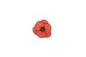 Drewniana broszka Poppy Bloom Brooch