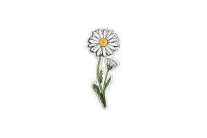 Drewniana broszka Daisy Brooch