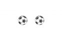 Drewniane kolczyki Football Earrings