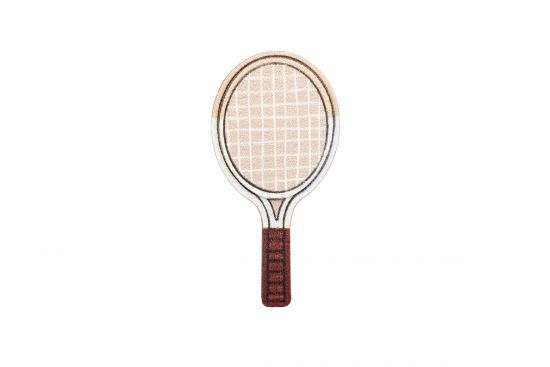 Drewniana broszka Tennis bat Brooch