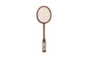 Drewniana broszka Badminton bat Brooch