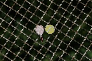 Drewniane kolczyki Tennis Earrings