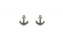 Drewniane kolczyki Anchor Earrings