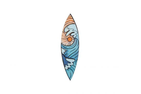 Drewniana broszka Surf Brooch