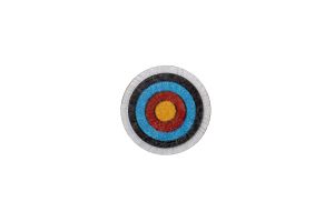 Drewniana broszka Target Brooch