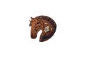 Drewniana broszka Brown horse Brooch