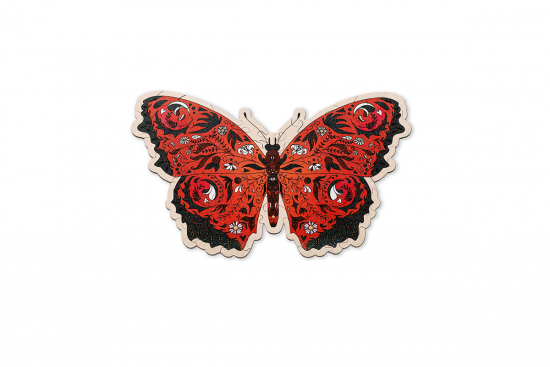 Drewniane puzzle Motyl